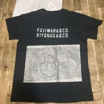 fujiwara&co. kiyonaga&co Fragment T 블랙 L