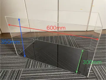 아크릴 케이스 및 3단 진열대 세트