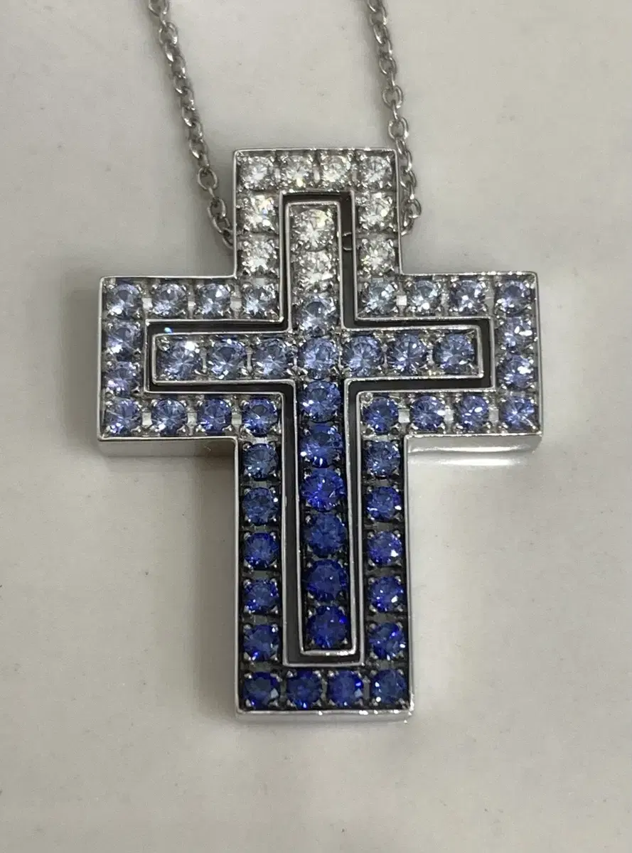 [L] Damiiani Belle Epoque Iceberg Pendant Necklace Large Size