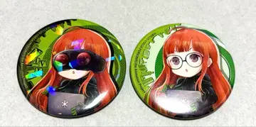 페르소나 5 난자타운 홀로그램 캔뱃지 후타바