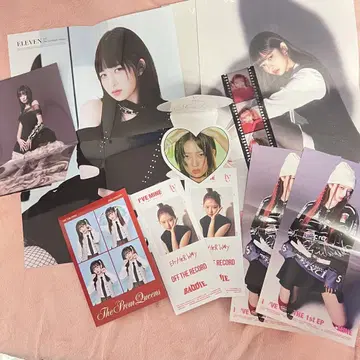 I'VE 레이 포스터 스티커 사진 세트