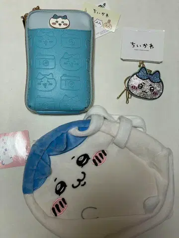 치이카와(먼작귀) 스마트폰 숄더 백 참 포함 백 참 하치와레