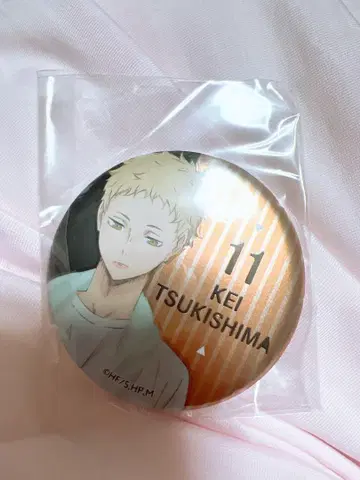 하이큐 츠키시마 케이 점프샵 메모리얼 캔뱃지