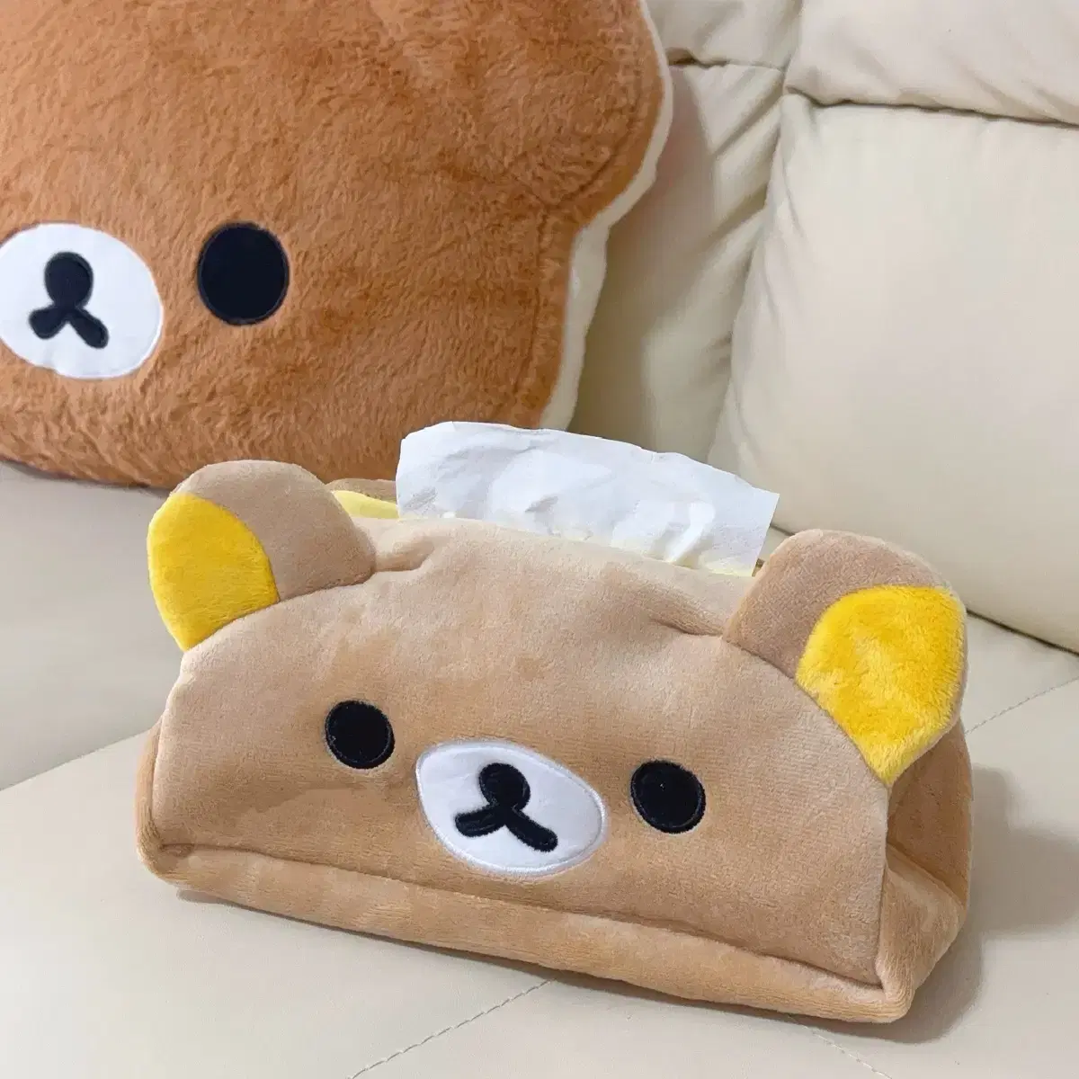 리락쿠마 휴지케이스
