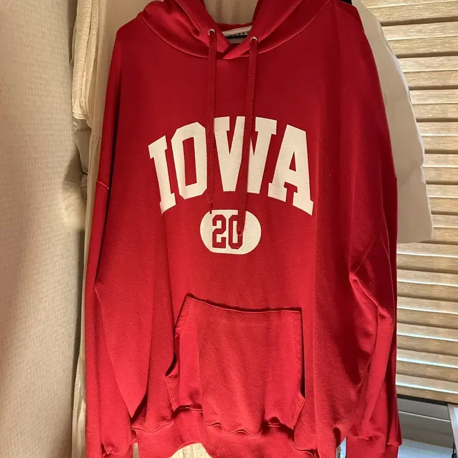 XTONZ Spread Cotton Hooded Zip-Up Red (M) on Bunjang Global