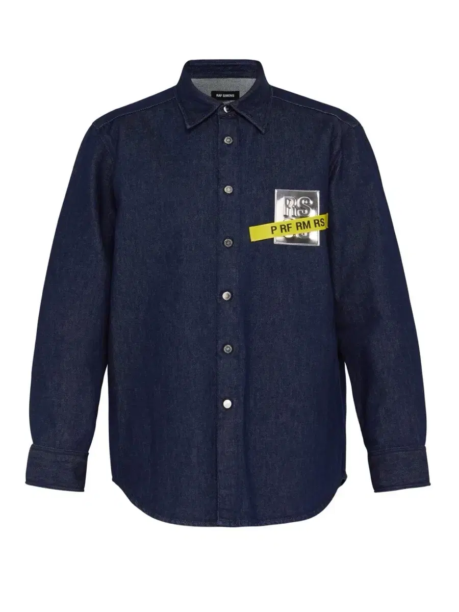 [S] RAF SIMONS Patch Denim Shirt
