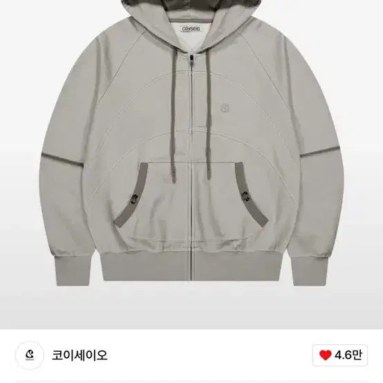 COYSEIO] ROUND HOODIE SHIRTS IVORY 正規品 韓国ブランド 韓国