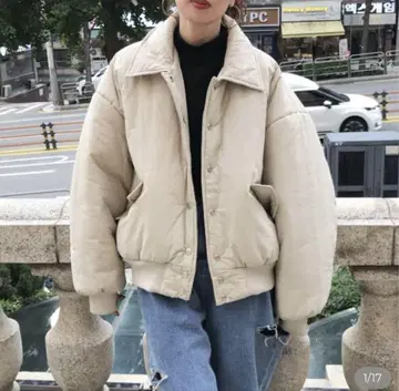 컬러 패딩 점퍼 nugu