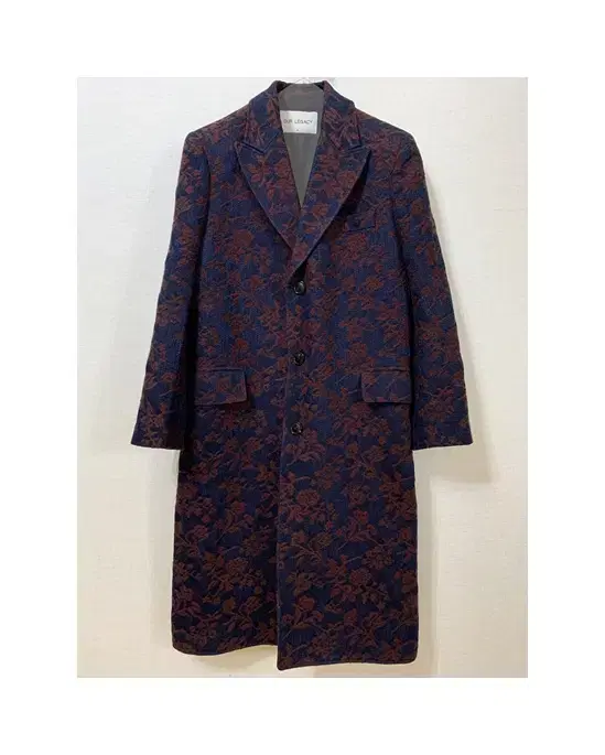 Our Legasi / Indigo Floral Long Coat / 48