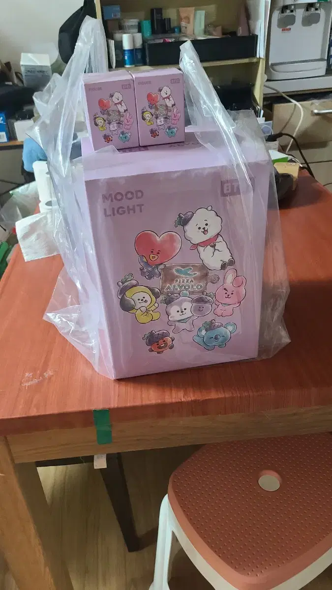 미개봉/새것/피자알볼로] BT21 무드등 피규어 세트 BTS