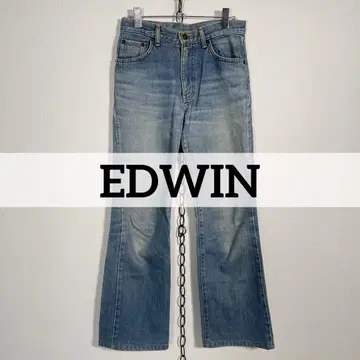 일본제 EDWIN 빈티지 가공 부츠컷 플레어 데님 00s Y2K