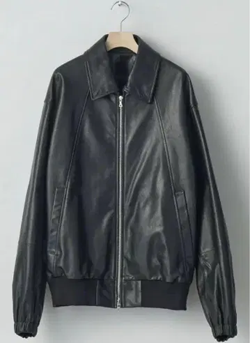 ssstein 가죽 지퍼 쇼트 재킷