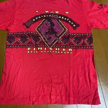 USA제 빈티지 1992년 호놀룰루 마라톤 티셔츠