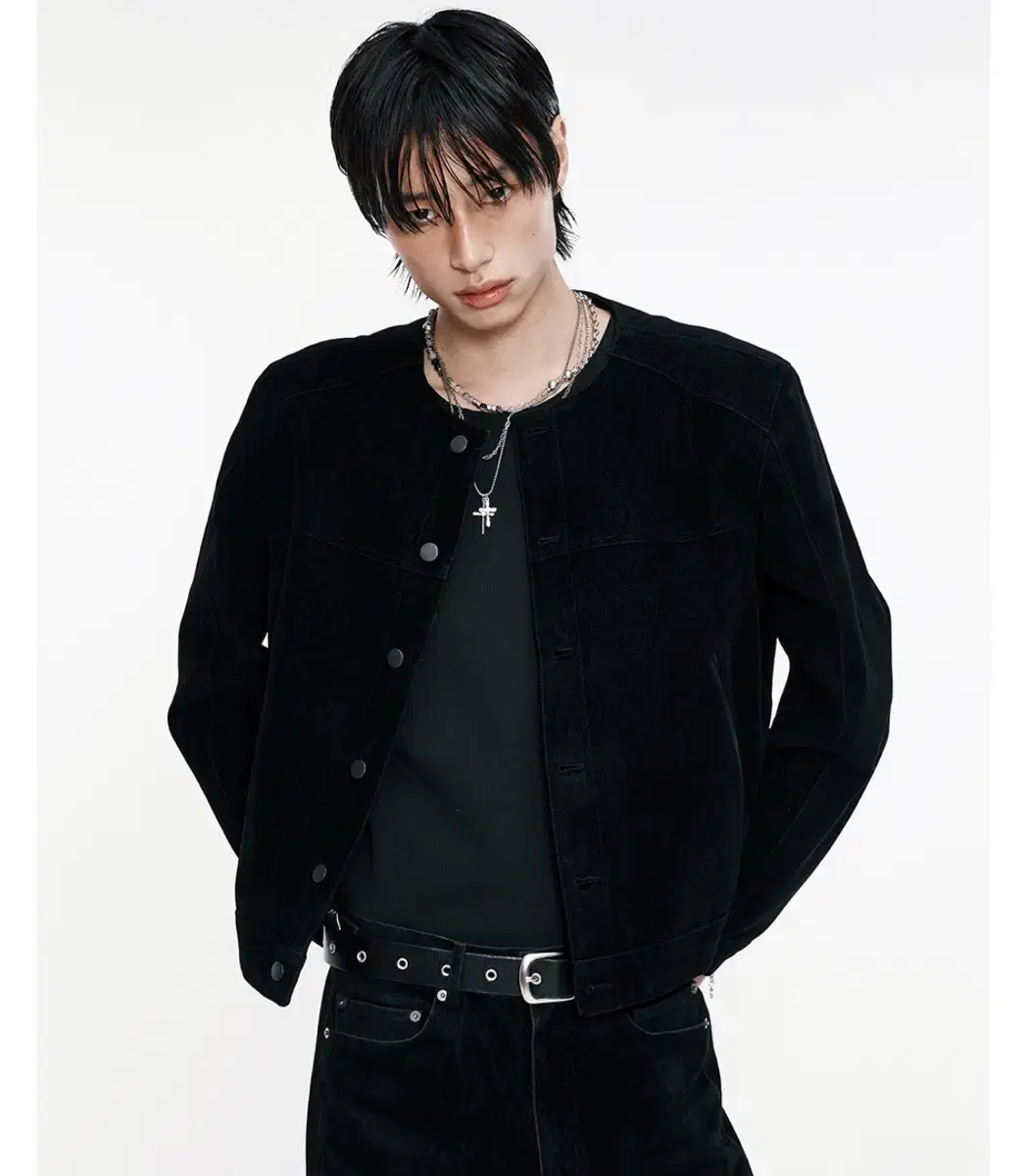 Allen Cropped Kara리스 Jacket Black 2 sizes