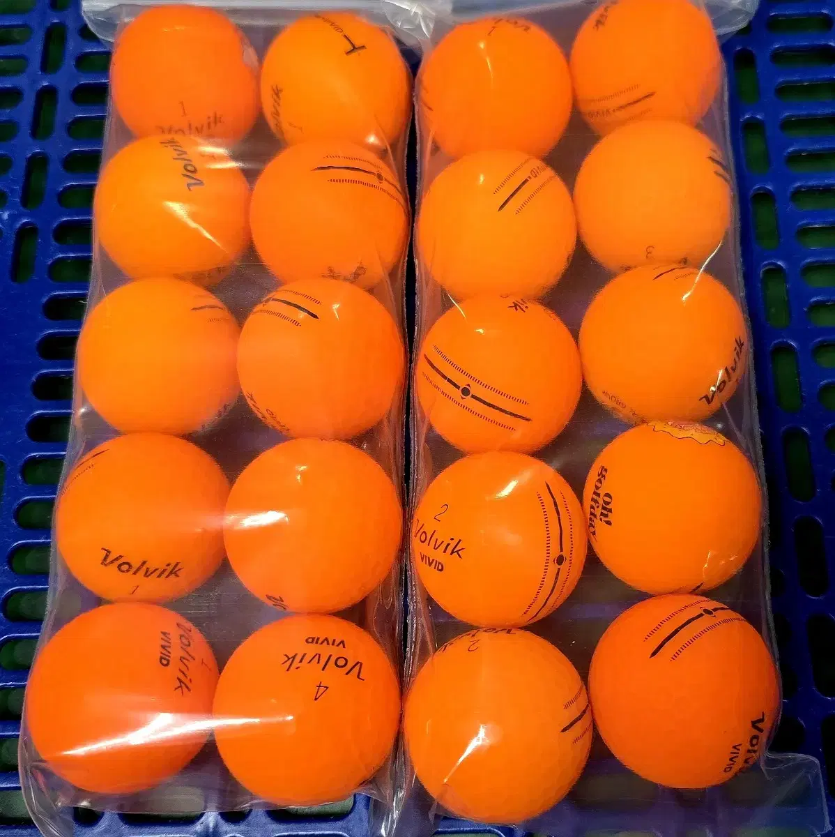 20 Volvik Bivivid Orange (A+ grade) Roast Balls