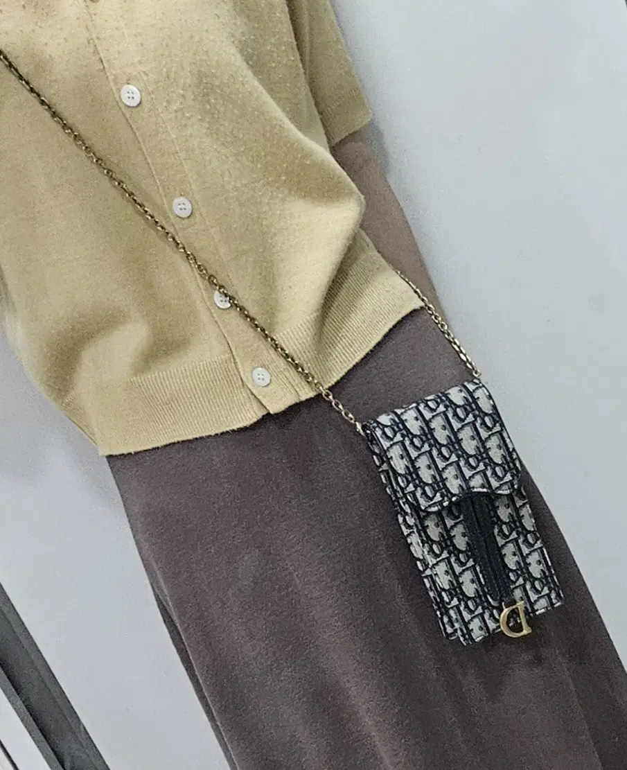 디올 오블리크 폰파우치백 상태 최상 [정품]