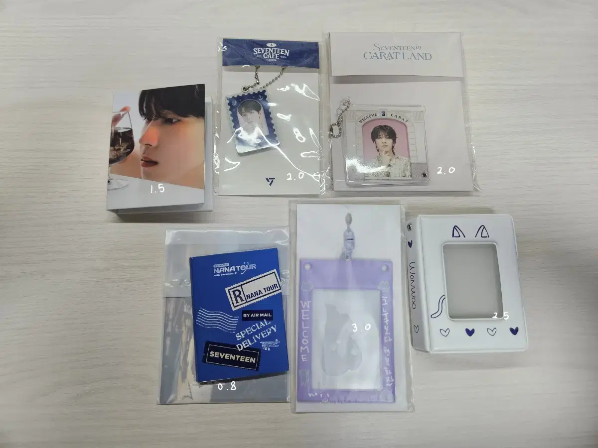 세븐틴 원우 디아이콘엽서더페이스샵헉슬리오드투유포토북인형캐럿반바인더잡지화보