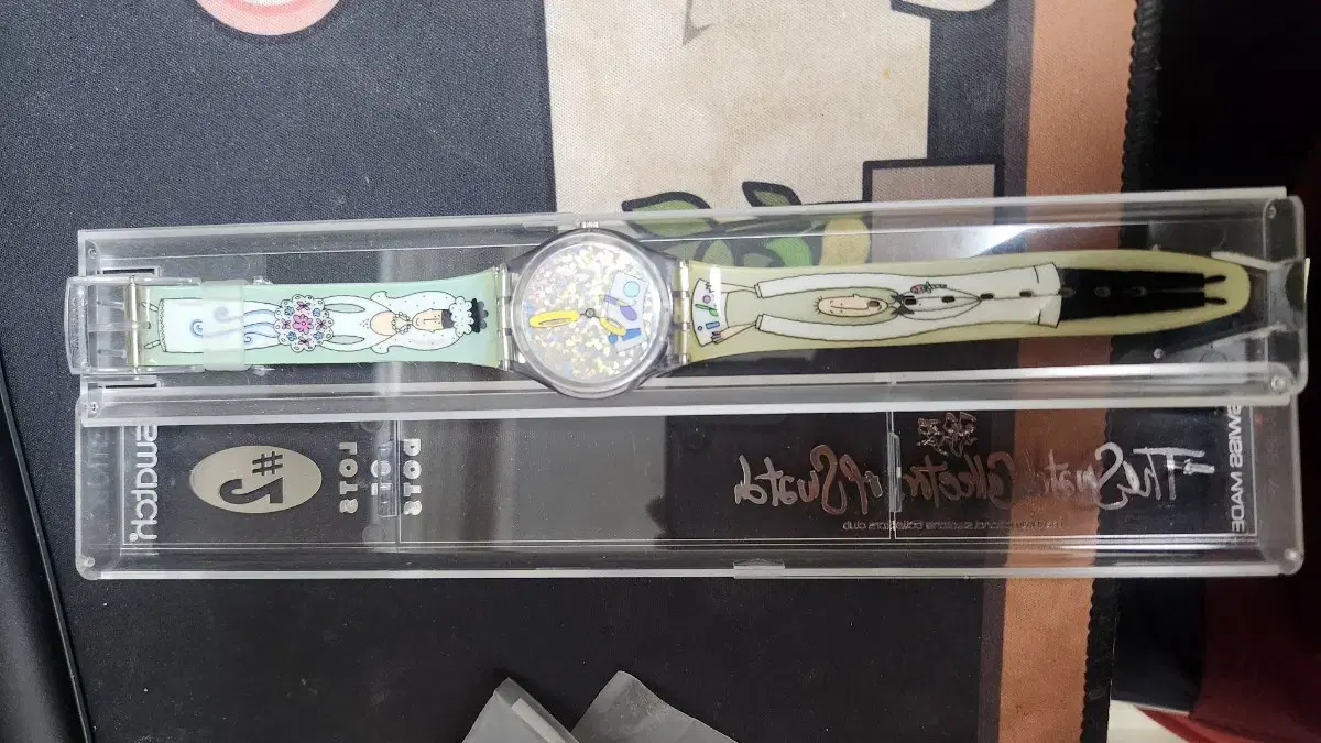 SWATCH Vintage Wristwatch White Wedding I Do Marriage