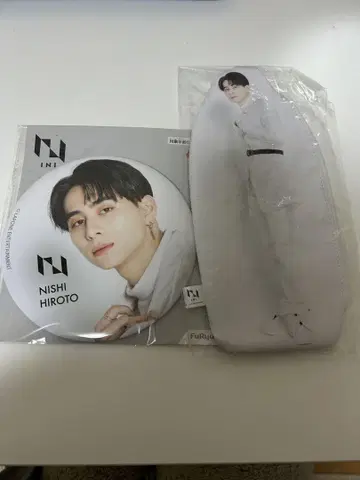INI 니시코토 후류 큰 캔뱃지, 파우치
