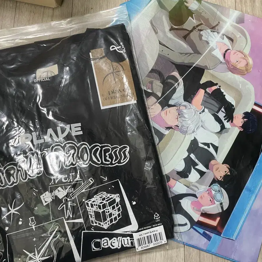 PLAVE | 플레이브 PLAVE W4L T-SHIRT BLACK L W4L CREWNECK T