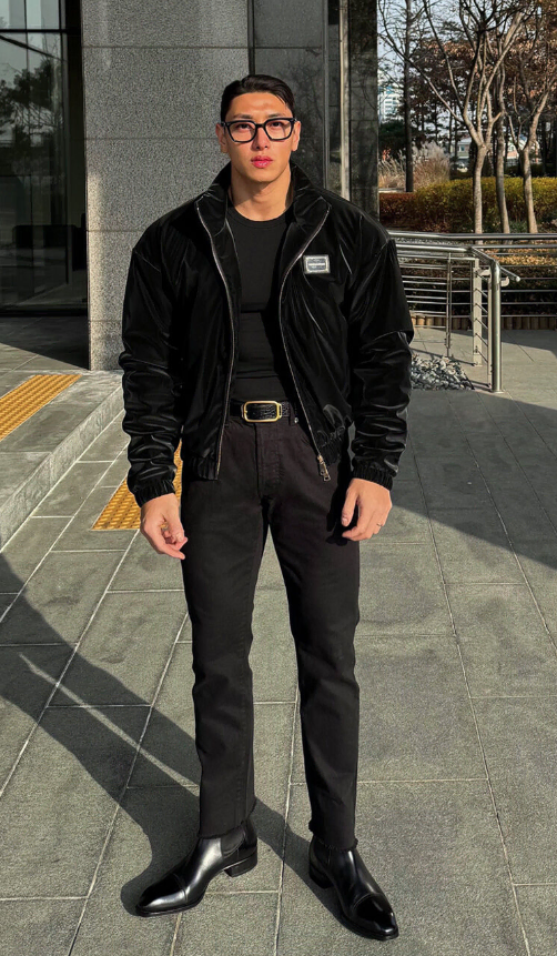 하이그로시 블랙자켓 52size 새상품, 라피나토