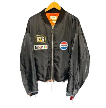 더블렛 더블렛 17AW 와펜 봄버 자켓