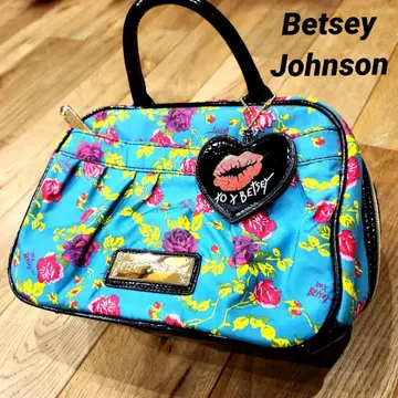 베티 존슨 Betsey Johnson 꽃무늬 백 핸드백