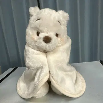 새상품 택 포함 디즈니 푸우 화이트 푸우 봉제 인형 캐릭터 굿즈