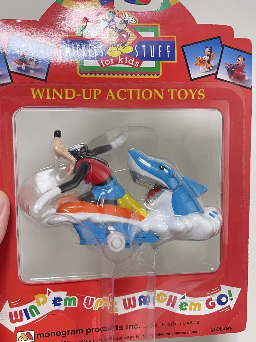 Disney Wind-Up Action Toy Goofy Toy Figure
