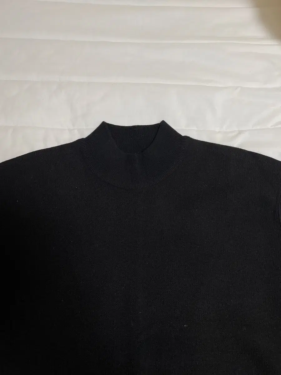 COOR COOR Topfeel Wool Cashmere Vahn Pola Knit Black