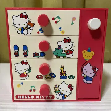 키티 서랍 소품함 쇼와 레트로