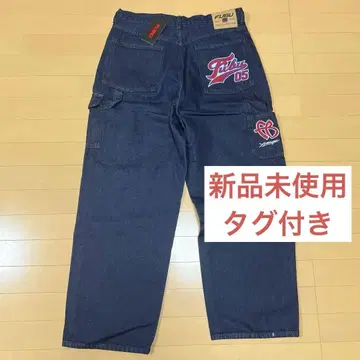 XLARGE FUBU 데님 배기 팬츠 미사용 새상품