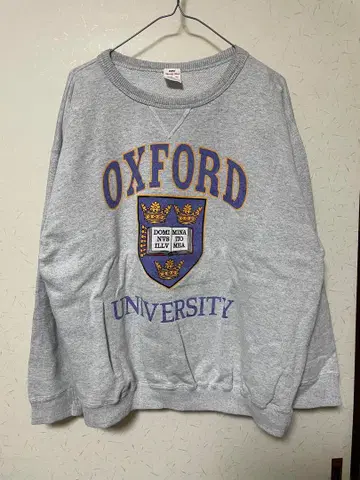90s 옥스퍼드대학교 맨투맨 티셔츠 L