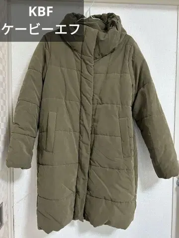 KBF 다운 코트 카키