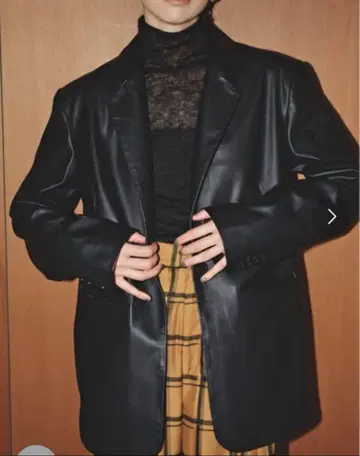 투데이풀 가죽 자켓