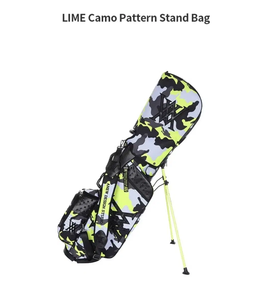 (정품100%) 어뉴 스탠드백  LIME CAMO 패턴 스탠드백_AGCU