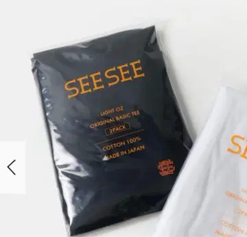 SEESEE SEE SEE 베이직 2팩 티 L사이즈