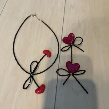 완판템 자라 하트 리본 세트