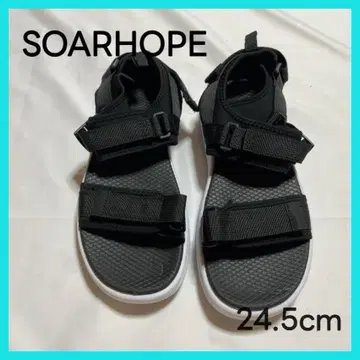 [SOARHOPE] 샌들 벨크로 테이프 남성용 24.5cm