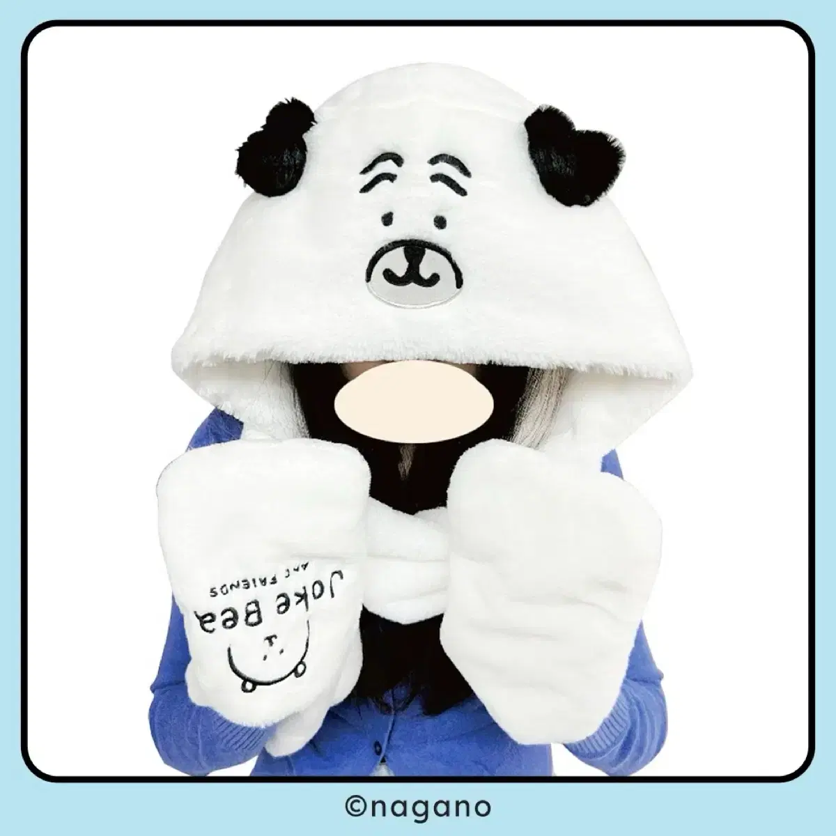 [미니소]농담곰 후드장갑목도리 일체형 3가지 개별가격