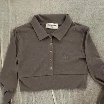 쓰리타임즈 크롭 슬리브