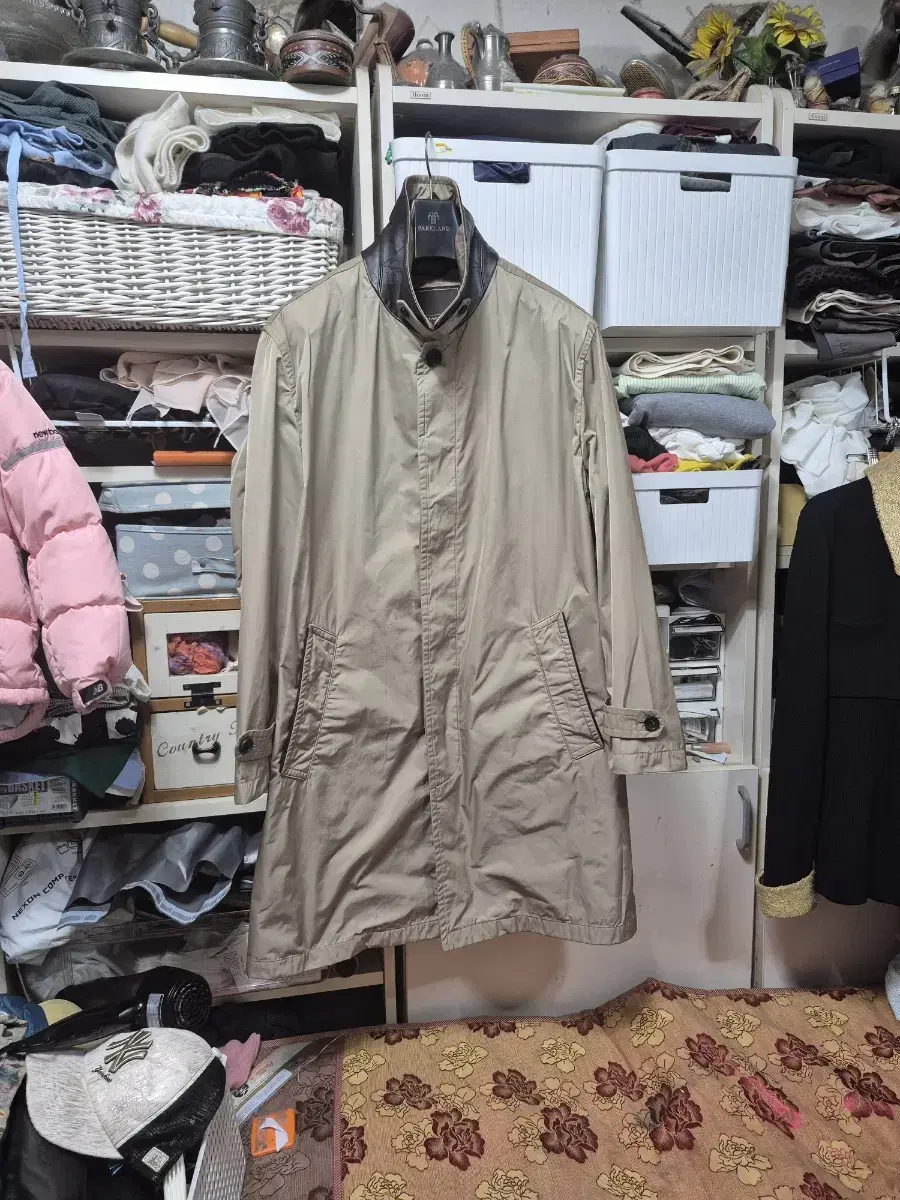 Coach (Lambskin Trim) Trench Coat; Lowest Price