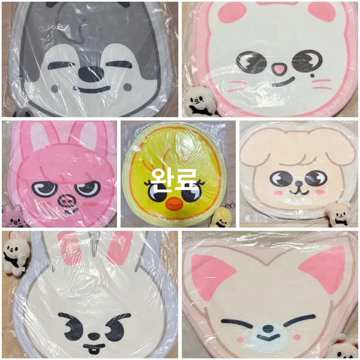 스트레이키즈 일본 한정 스키주 발매트 미니 카펫 지니렛 리빗 울프찬
