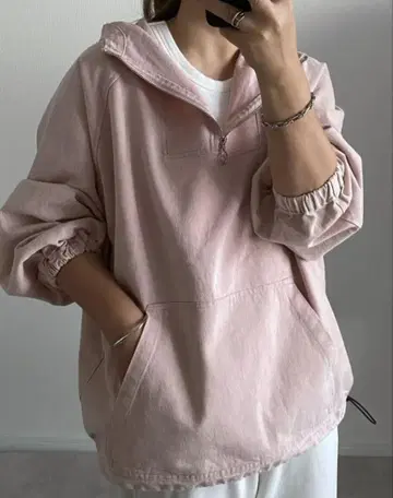 시마무라 아노락 후드티 핑크