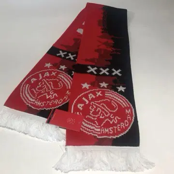 레어 새상품 AJAX 아약스 축구 머플러 네덜란드 암스테르담