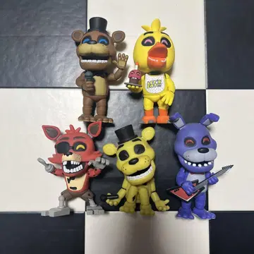 파이브 나이츠 피규어 FNAF 5개 세트 유투즈