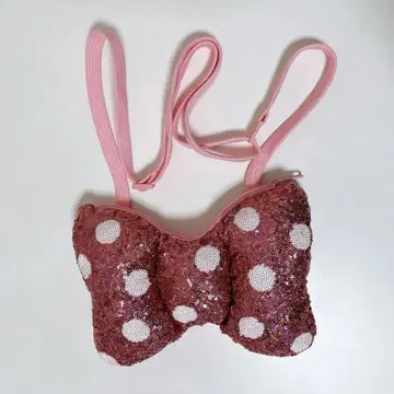 컨디션 최상 디즈니 팔파루자 미니 리본 핑크 숄더백