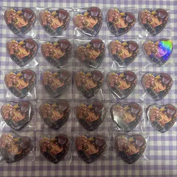 모리사와 치아키 앙스타 땡땡이 하트 캔뱃지 스이하로 할로윈