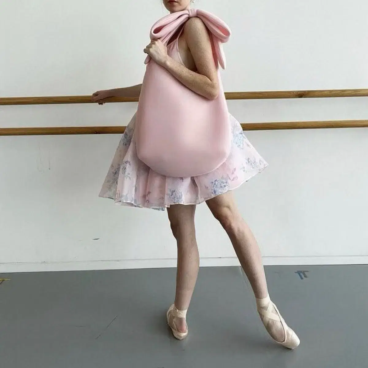 Simone Rocha H&M Pink Ribbon Bag Tote Bag Bow Bag