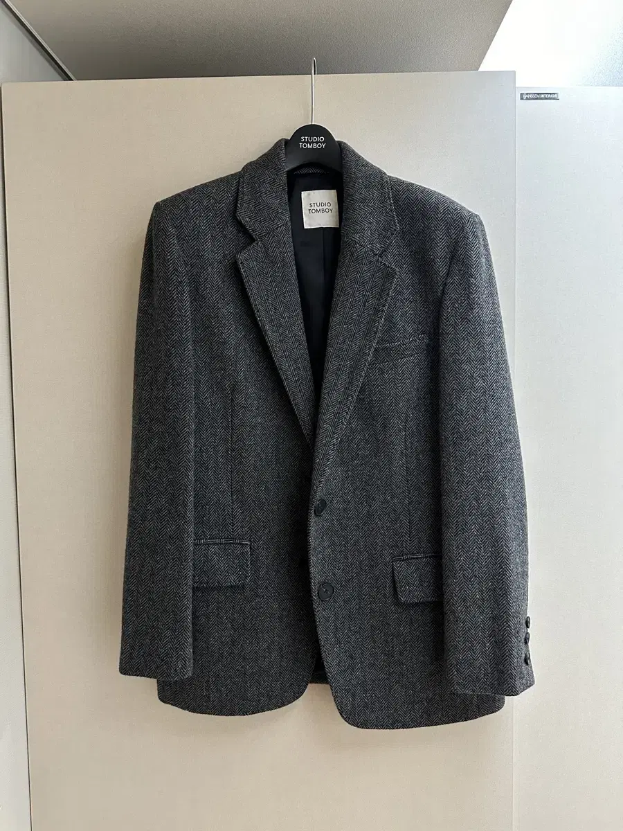 Studio Tomboy Wool Herringbone Jacket
